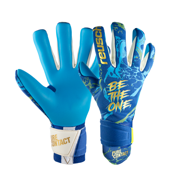 Reusch Pure Contact Aqua 5370400 4433 blau gold 1